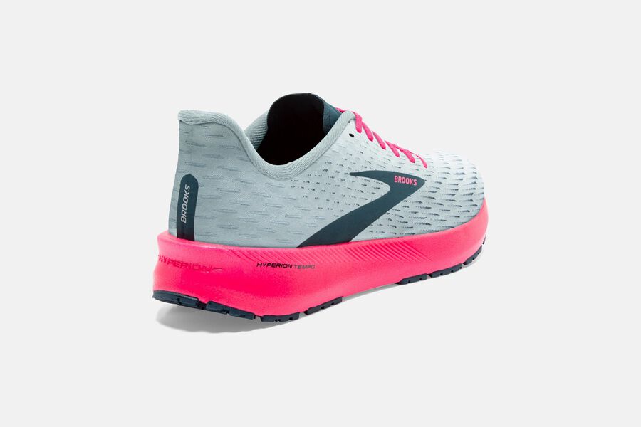 Brooks Hyperion Tempo Road Running Shoes - Womens - Grey/Pink - PG4625708